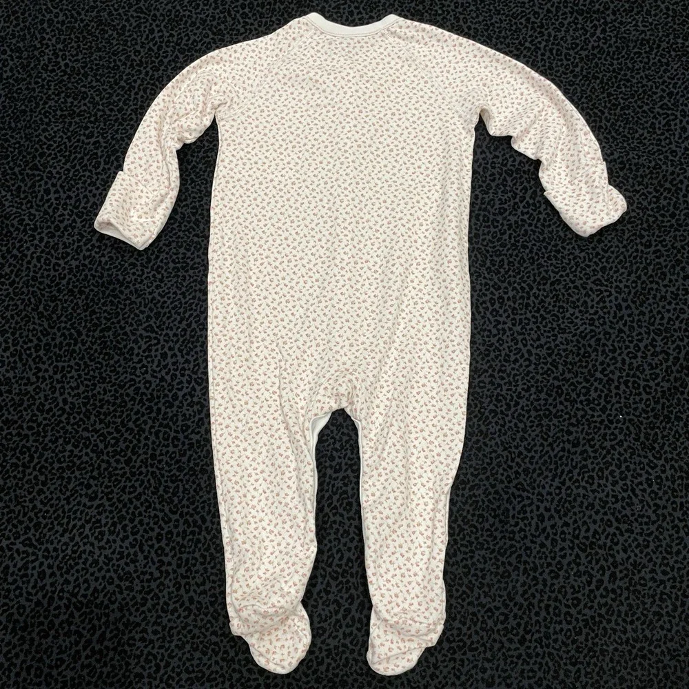 Ralph Lauren Baby Girl Floral One Piece Romper 9M Long Sleeve